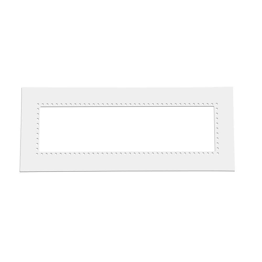 39IN FLUSHMOUNT KIT,WHT